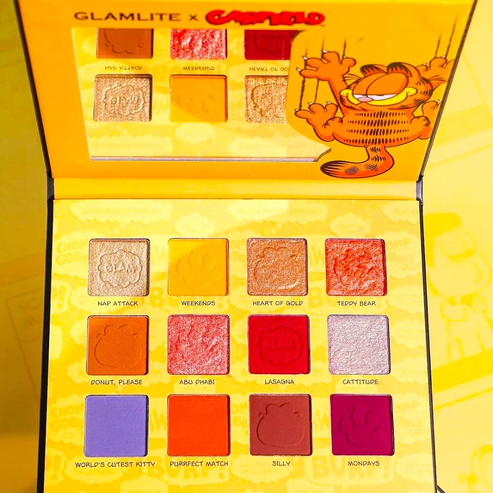 Glamlite Garfield Eyeshadow Palette New
